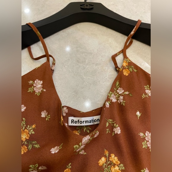 Reformation Ventura Floral-Print Slip Dress Size XS - Picture 6 of 16